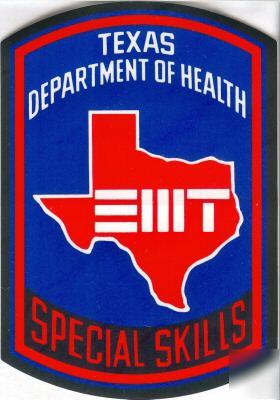 New brand emt special skills sticker decals