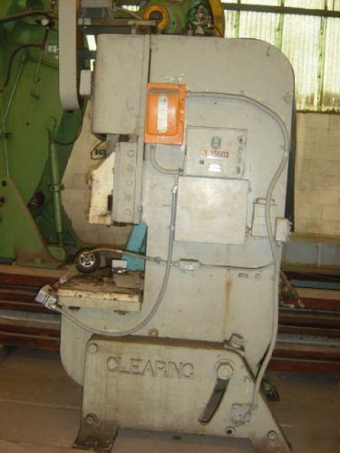 Clearing obi punch press 45 ton capacity 75-86 strokes