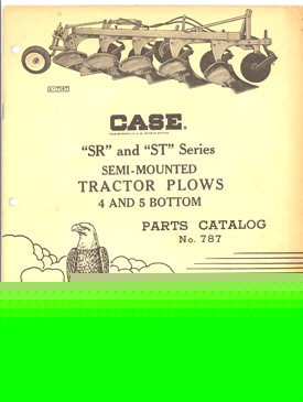 Case tractor parts catalog sr st plows 4 and 5 bottom