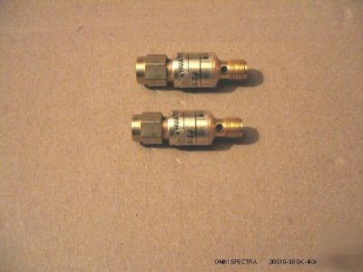 Lot of 2 omni spectra attenuators 20510 sma 