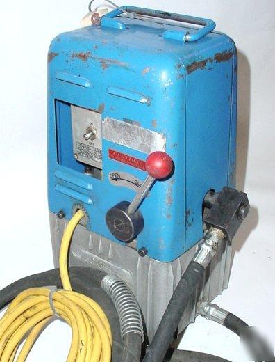Reliable eqpt electric hydraulic pump 10000 psi 1/2 hp 