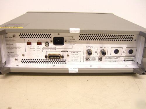 Hp (agilent) 8508A vector voltmeter w/ 85082A module