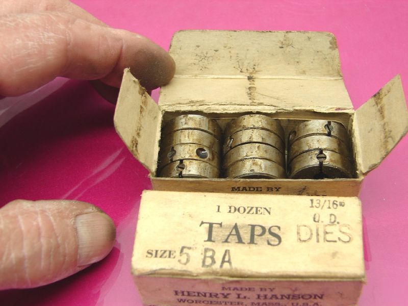 New 23 hanson # 5 - ba threading die 13/16