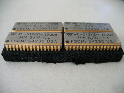 4 we-512K8-150CM eeprom module military mil-spec gold