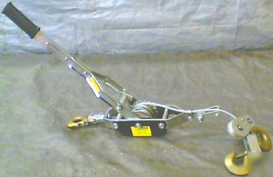 8000 lb. cable winch puller come along tadd