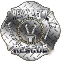 Firefighter decal reflective 4