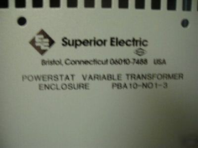 New transformer enclosure superior electric co.