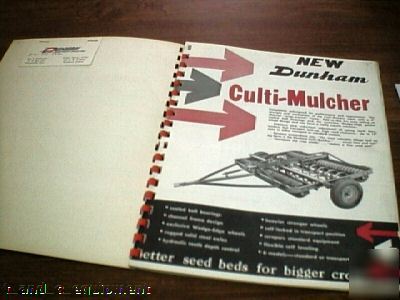 2-dunham culti-lane repair parts catalog no 