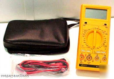  digital & analog meter k-810B knight w/ case bin w