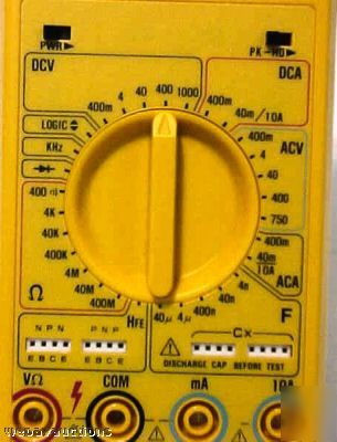  digital & analog meter k-810B knight w/ case bin w