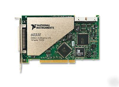 National instruments pci-6035E dac card 16-bit a/d 