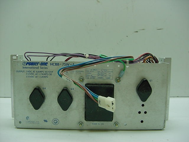 Power one hcbb-75W-a power supply 5-15VDC 1.5-6.0 amp