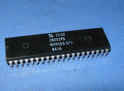 Cpu Z8002PS zilog Z80 vintage small logo 1984