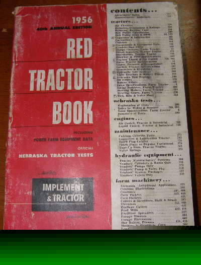 Implement & tractor red book 1956 power farm equipment