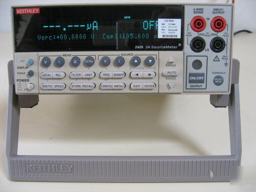 Keithley 2420 high current sourcemeter, 60V. 3A, 60W