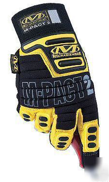 Mechanix m-pact 2 gloves yellow medium