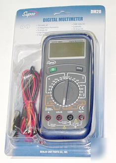 New supco 20 mega digital multimeter dm-20 (48198)