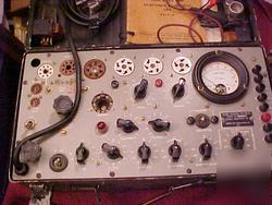 Old radio tube-tv tester