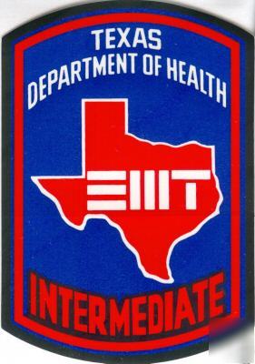 New brand emt texas intermediate sticker decals