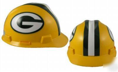 New nfl green bay packers hardhat hard hat msa