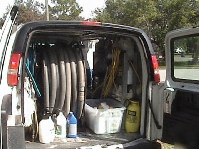 Carpet cleaning van chevy express 2003