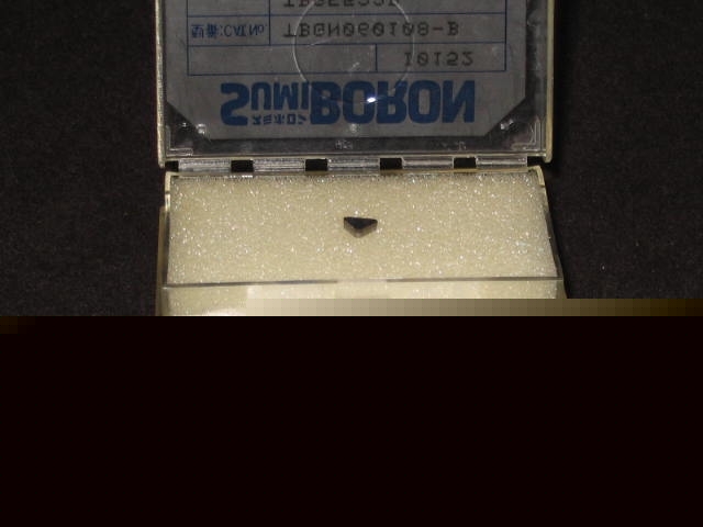 Sumitomo sumiboron full top triangle cbn inserts lot /2