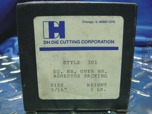 Dh die cutting corporation asbestos packing style 301