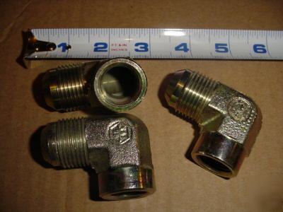 Sae 37Â° (jic) 90Â° elbow fitting #12 x 1/2 pipe female