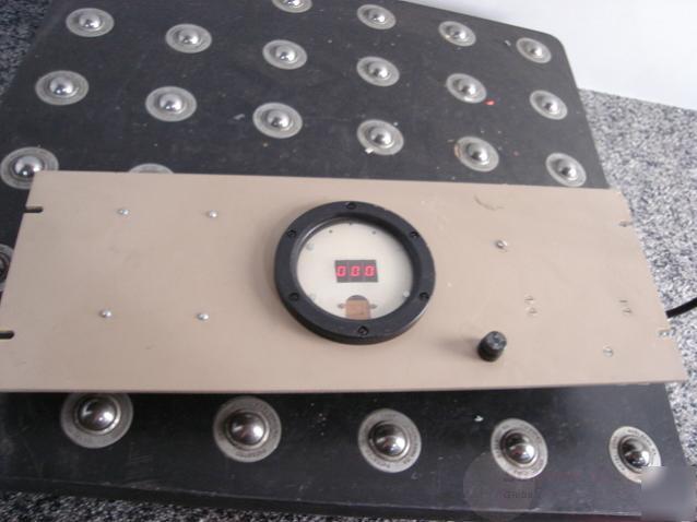 Hughes custom voltage readout meter panel