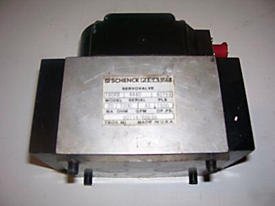 Schenuk pegasus hydraulic servo valve