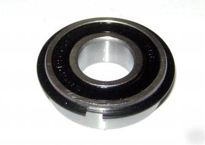 (10) 6202-2RSNR bearings w/snap ring,15X35MM,rsnr,rs- 