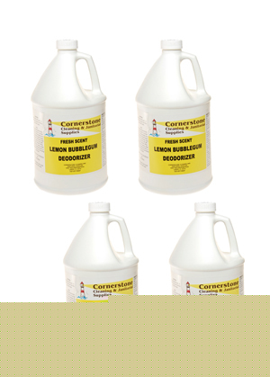 Carpet cleaning agent lemon deodorizer 4/1 gal. case
