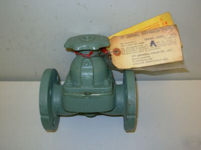 Itt grinnell diaphragm valve w/ actuator 963 1 1/4