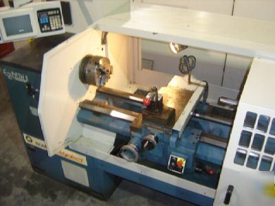 Great romi bridgeport cnc flat bed lathe