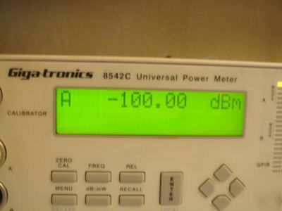 Giga-tronics 8542C & 80304A 10 mhz-40 ghz power sensor 