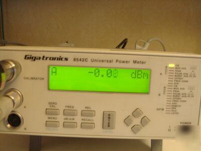 Giga-tronics 8542C & 80304A 10 mhz-40 ghz power sensor 