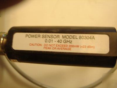 Giga-tronics 8542C & 80304A 10 mhz-40 ghz power sensor 