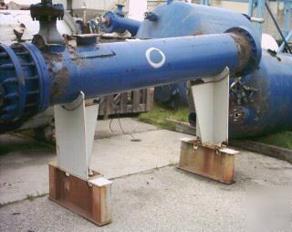 Heat exchanger, shell & tube, 50 sf, karbate, 100 psi,