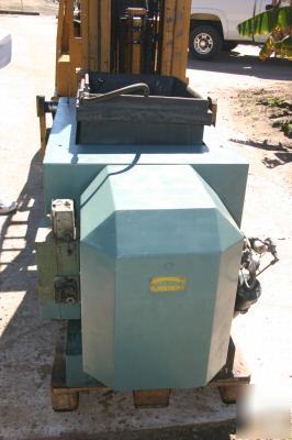 Hutson 7.6 cu/ft vibratory deburrer finisher tumbler 