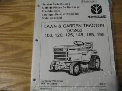 New holland 100 120 125 145 165 195 parts catalog