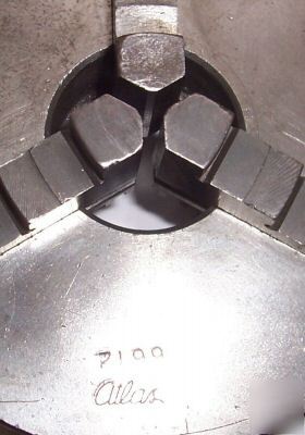 Original 3 jaw 5â€ atlas lathe chuck 1 Â½ -8TPI