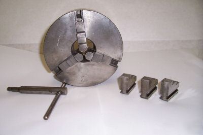 Original 3 jaw 5â€ atlas lathe chuck 1 Â½ -8TPI