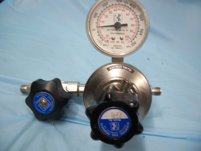 Steel scientific gas products 500PSI regulator 