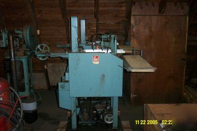 Rigid box making bender- used commercial equipment