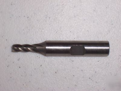 Brown-sharpe hss single end mill 3/16