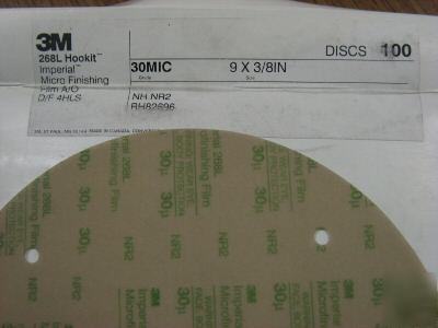 9IN hookit sanding disc