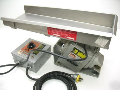 Eriez model 30A style 26 vibratory feeder, 115V, 5 t/hr