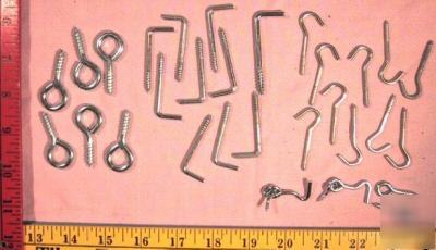 56 eye screw, l-hook, ?-hook, gate latches,wood threads