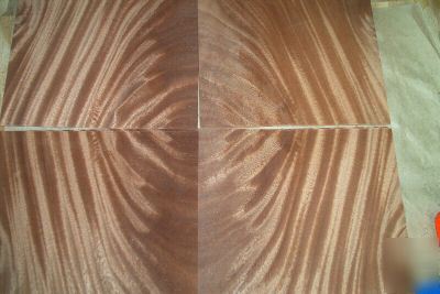 Mahogany crotch veneer 14 @ 10'' x 12'' [0868]