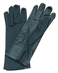 Military spec leather flight gloves black size 10 xl
